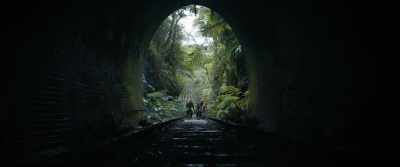 [objects clatter, echo] - Kingdom of the Planet of the Apes