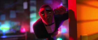 - (OBJECTS CLATTER)
- (LANCE GROANING) - Spies in Disguise
