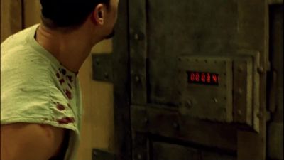 Obviously someone didn't want us to get in this room - Saw II