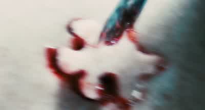 Obviously, Strahm used a different knife than John Kramer. - Saw VI
