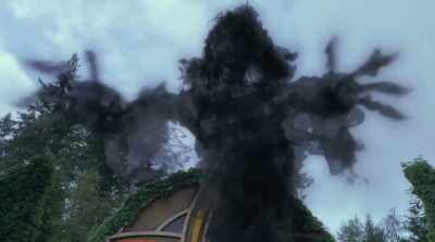 Obviously the monster's power is forcing
them back down to earth, Linda! - Upside-Down Magic