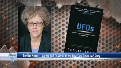 - October 2017, Leslie Kean,
who's a notable expert on UFOs, - Accidental Truth: UFO Revelations
