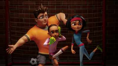 - O'Dang, wait!
- He said don't move! Stay frozen! - The Soccer Football Movie