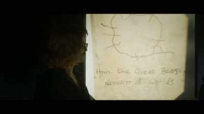 "Odegra" means, "Hail the great
beast, devourer of worlds." - Good Omens