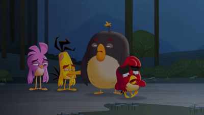 Of all the terrifying, horrible, - Angry Birds: Summer Madness
