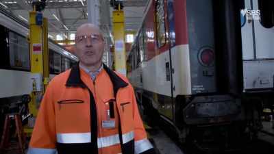 Of course, we are in
Switzerland. (LAUGHS) - World's Busiest Train Stations