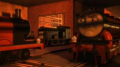 Of course, he did say
he was coming straight back. - Thomas & Friends: Journey Beyond Sodor