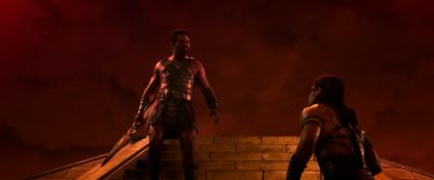 I can understand killing for a crown but this is madnessOf course you don't understand How could youFavored son of a favored son - Gods of Egypt