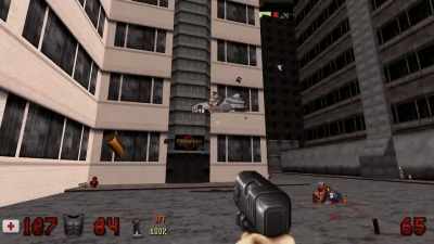 Of course, Duke had its own twist, - FPS: First Person Shooter