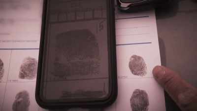 Of course, I'm not a
fingerprint expert, - Have You Seen This Man?