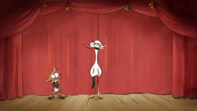 Of course I'm OK!
I do my own stunts. - The Big Bad Fox and Other Tales