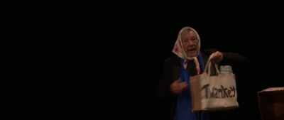 "Of course I've got my shopping bag
with me, - Great British Theatre