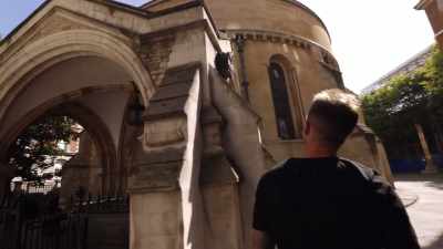 OF COURSE. YEAH, 12 SEATS,
SAME AS UPSTAIRS. - Lost Relics of the Knights Templar