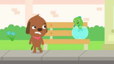 Of course!
You have a tail that likes to wag. - Sago Mini Friends