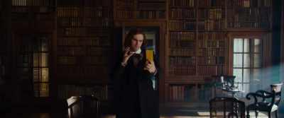 Of supernatural guides,
or spirits, possibly, - The Man Who Invented Christmas