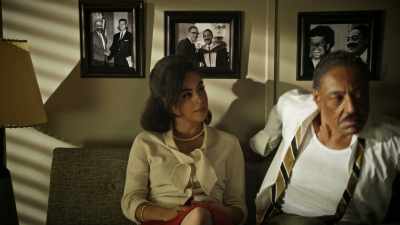 ...of what some in the crowd
are calling - Godfather of Harlem