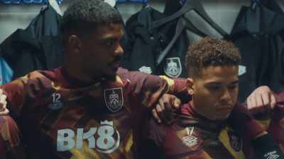 -Off we go.
-(ALL SHOUTING) - Mission to Burnley