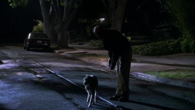 Off you go, Checkers,
or whatever your name is. - Dexter