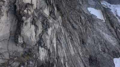 Off they go,
into the darkness. - The Devil's Climb