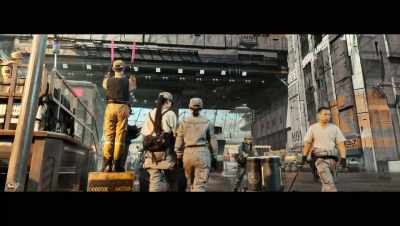 [officer 2] Name of the visitor? - The Wandering Earth