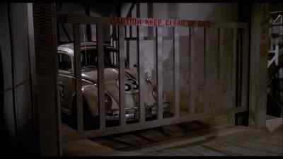 OFFICER: Check over
by the elevator, men! - Herbie Goes Bananas