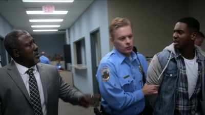 Officer: Drove through
a building, fighting, - Tyler Perry's The Oval