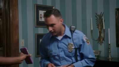 OFFICER: OK.
HOW LONG HAS SHE BEEN GONE? - Tyler Perry's The Oval