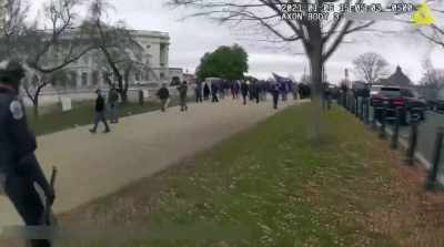 Officer (on radio):
We have another 10-33... - Four Hours at the Capitol