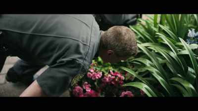 [officer retching] - Grotesquerie