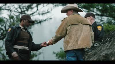 - Hmm. Just forgot you picked this up, sheriff? - That's evidence. - Where'd you find it? This time - Yellowstone