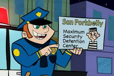 OFFICER:
Where you'll be punished to the fullest extent - Johnny Test
