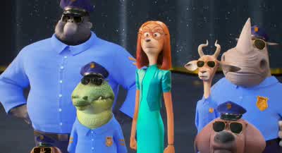 Officers, arrest that wolf. - Sing 2