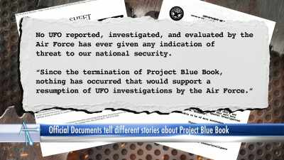 Official Air Force statements - Accidental Truth: UFO Revelations