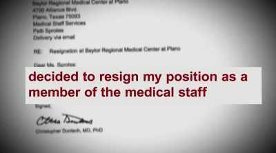 Officially, his privileges
are temporary, to operate, - Dr. Death: The Undoctored Story