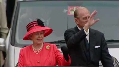 Often, her look
is a very serious one - Elizabeth Windsor