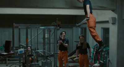 Oh... A jock getting fired up 
to get more jacked. - My Boyfriend in Orange