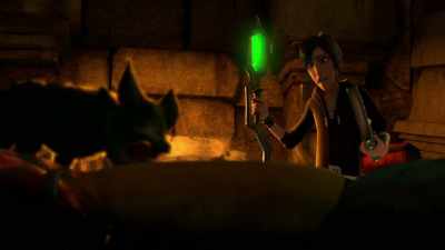 -Oh, a "real monster," eh?
-[lapping] - Wizards: Tales of Arcadia