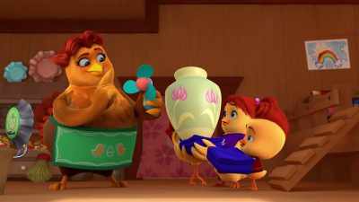 Oh! And a battery powered fan, - The Chicken Squad