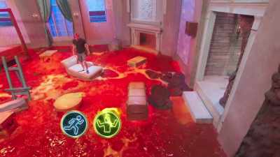 Oh! Austin made a double jump - Floor Is Lava