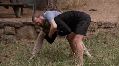 - Oh, my back.
- I know. Oh, that truly hurts. - Family Squares