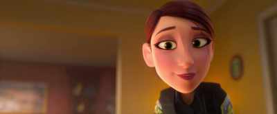 Oh! Because glitter makes
people happy? - Spies in Disguise