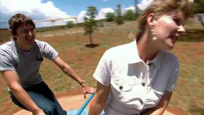 Oh, my beliefs? [laughs] - Louis Theroux: Life on the Edge