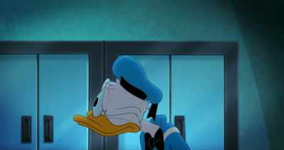 Oh.
(blabbering) - Legend of the Three Caballeros