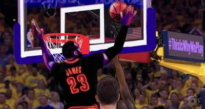 Oh, blocked by James!
It's over! - Space Jam: A New Legacy