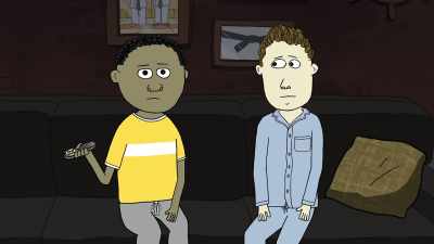 - Oh, Brian, look at the nose
on that guy. - Ten Year Old Tom
