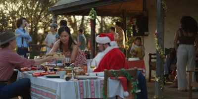 ♪ Oh, bring us
some figgy pudding... ♪ - A Sunburnt Christmas