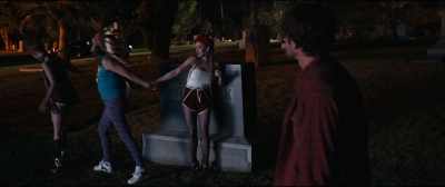 Oh. Bye. Nice meeting you.
Wait. Wait. Wait. Wait. Wait. - Under the Silver Lake