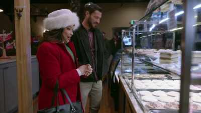 Oh, and can I have
a double cappuccino - Cloudy with a Chance of Christmas