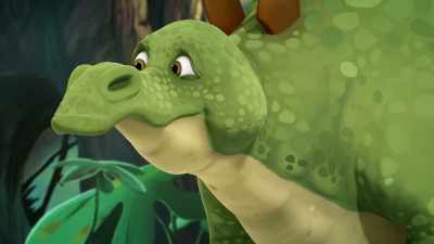Oh, we can't get those lemons
with Giganto there. - Gigantosaurus