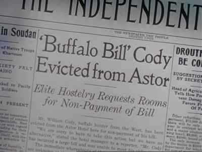 Oh, Charlie, now,
don't start
imagining things. - Buffalo Bill